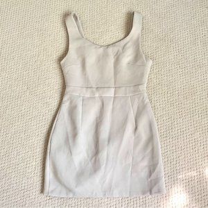 Korean Tan Mini Dress